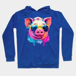 cute pig cartoon Hoodie